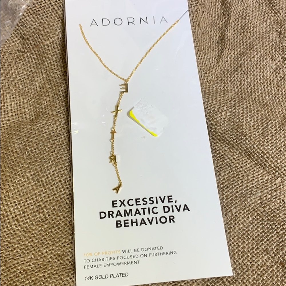 Adornia gold necklace. EXTRA